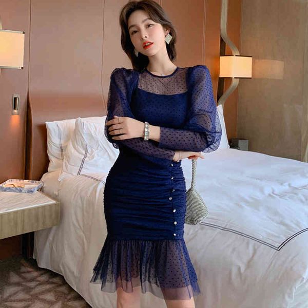 arrival fashion style party girl club elegant knit perspective temperament mrs dot mini dress, Black;gray
arrival fashion style party girl club elegant knit perspective temperament mrs dot mini dress, Black;gray