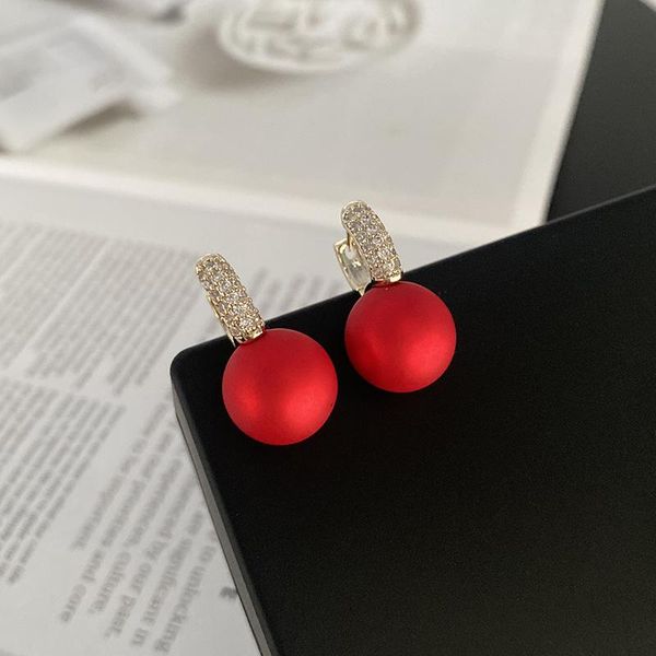 hoop & huggie 2021 winter fashion crystal clip-on earrings for women red pearl zircon earring christmas year festival jewelry gifts, Golden;silver
hoop & huggie 2021 winter fashion crystal clip-on earrings for women red pearl zircon earring christmas year festival jewelry gifts, Golden;silver