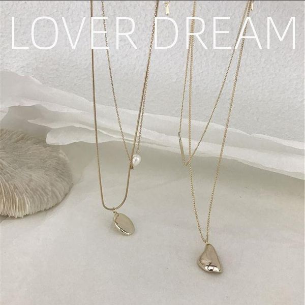 korean vintage necklace long gold chain for women double pearl geometric fashion jewelry accessory chains, Silver
korean vintage necklace long gold chain for women double pearl geometric fashion jewelry accessory chains, Silver
