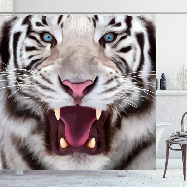 shower curtains curtain set with hooks 66x72 face nostrils closeup chops white oil bengal tiger nature head painting fang design chaps
shower curtains curtain set with hooks 66x72 face nostrils closeup chops white oil bengal tiger nature head painting fang design chaps