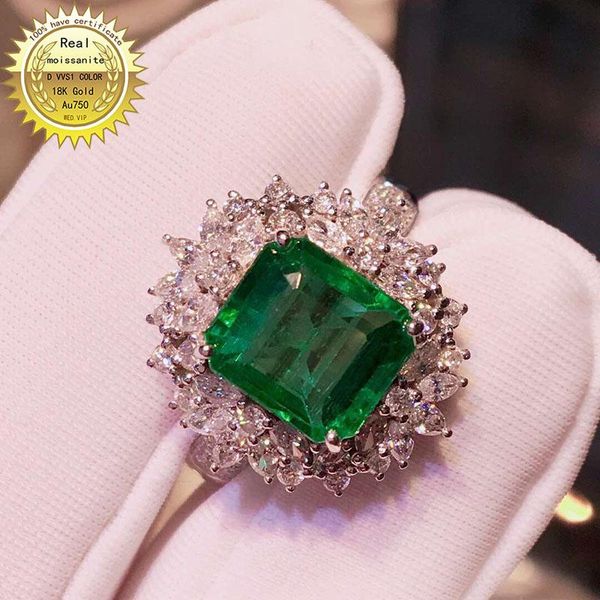 cluster rings 10k gold ring lab created 4ct emerald and moissanite diamond with national certificate em-0015, Golden;silver
cluster rings 10k gold ring lab created 4ct emerald and moissanite diamond with national certificate em-0015, Golden;silver