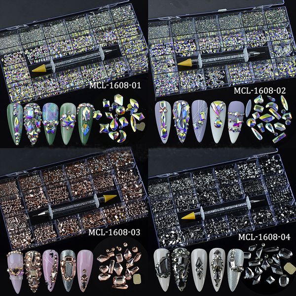 crystal nail art rhinestone manicure accessories 3d acrylic glitter rhinestones gems beads mixed shape diy craft, Silver;gold
crystal nail art rhinestone manicure accessories 3d acrylic glitter rhinestones gems beads mixed shape diy craft, Silver;gold