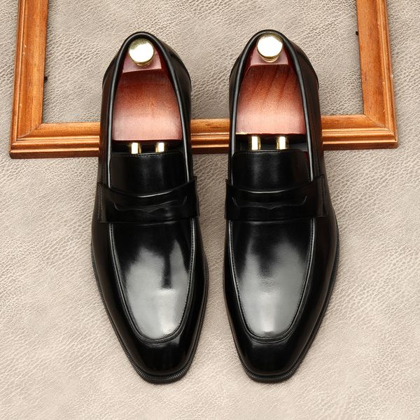 Men Brogue British Oxford Dress Shoes Genuine Leather Round Head Slip On Formal Wedding Business Shoe Black Summer Shoe Lofers
Men Brogue British Oxford Dress Shoes Genuine Leather Round Head Slip On Formal Wedding Business Shoe Black Summer Shoe Lofers