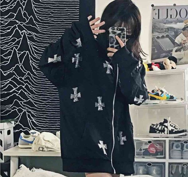 men's hoodies & sweatshirts female gothic punk-y2k jacket, hooded jacket and zipper for women, long sleeve, korean fashion, yfkk, Black
men's hoodies & sweatshirts female gothic punk-y2k jacket, hooded jacket and zipper for women, long sleeve, korean fashion, yfkk, Black