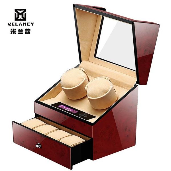 watch boxes & cases 2+4 holders storage winder for automatic mechanical motor winding case luxury black shaker with plug, Black;blue
watch boxes & cases 2+4 holders storage winder for automatic mechanical motor winding case luxury black shaker with plug, Black;blue