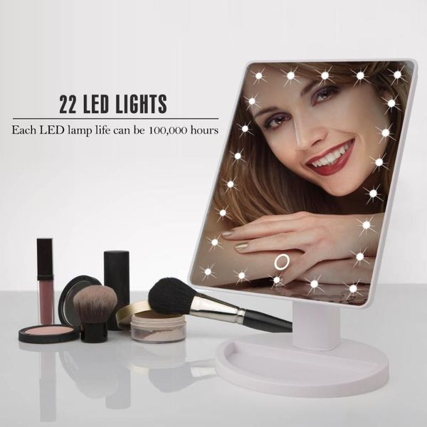 compact mirrors 16/22 led professional lighted makeup with adjustable usb light touch screen for beauty
compact mirrors 16/22 led professional lighted makeup with adjustable usb light touch screen for beauty