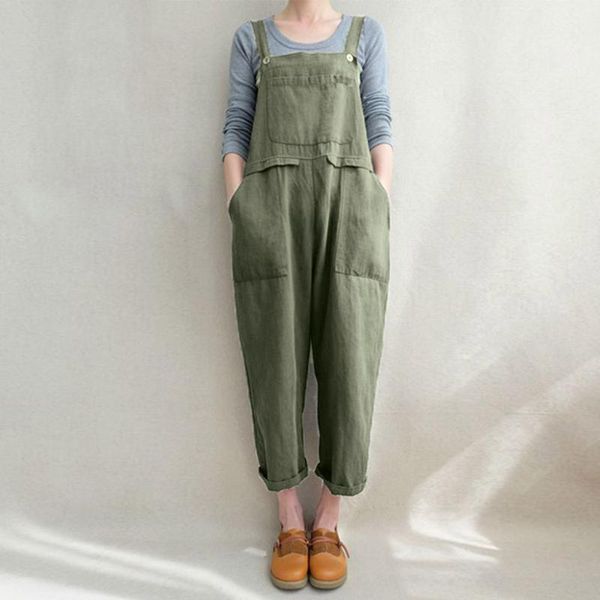 women's jumpsuits & rompers 2021 summer women solid comfy wide leg plus size casual loose cotton linen dungarees bib overalls #1220, Black;white
women's jumpsuits & rompers 2021 summer women solid comfy wide leg plus size casual loose cotton linen dungarees bib overalls #1220, Black;white
