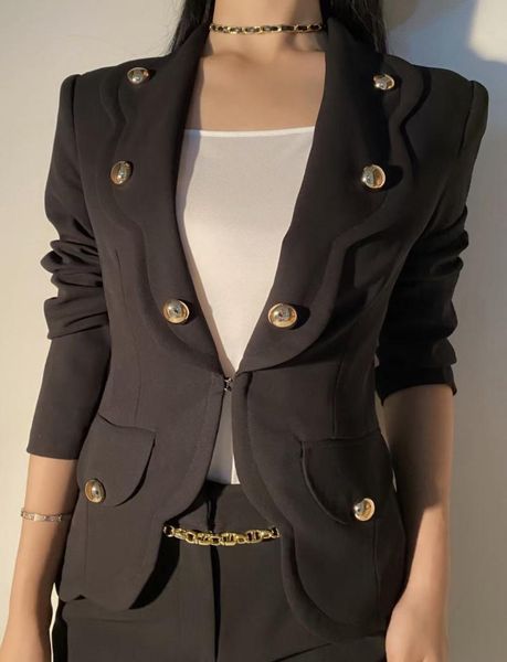 women's two piece pants 2021fw autumn luxury blazer jacket with long trouse female ol casual suits sets gdnz 8.26, White
women's two piece pants 2021fw autumn luxury blazer jacket with long trouse female ol casual suits sets gdnz 8.26, White