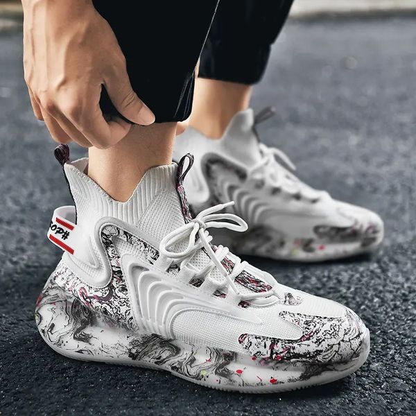 spring good well tide white of sports running shoes women and men flying woven breathable runner black soft bottom nonslip
spring good well tide white of sports running shoes women and men flying woven breathable runner black soft bottom nonslip