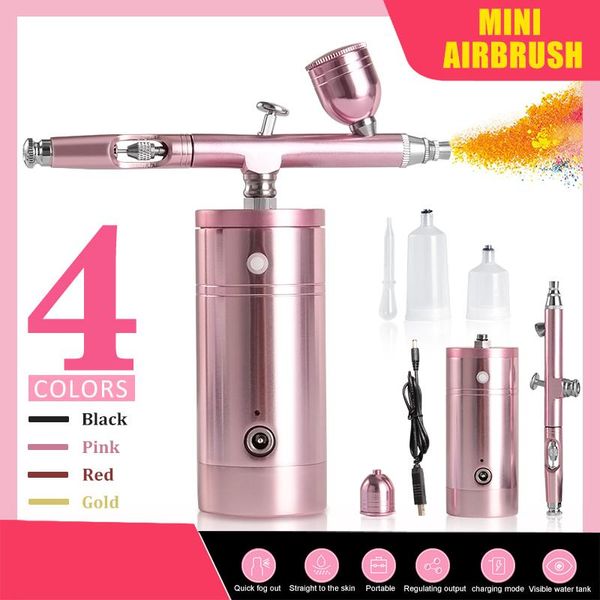 professional spray guns portable mini airbrush rechargeable moisture injection pink paint gun multiple capacity for beauty colorful sprayer
professional spray guns portable mini airbrush rechargeable moisture injection pink paint gun multiple capacity for beauty colorful sprayer