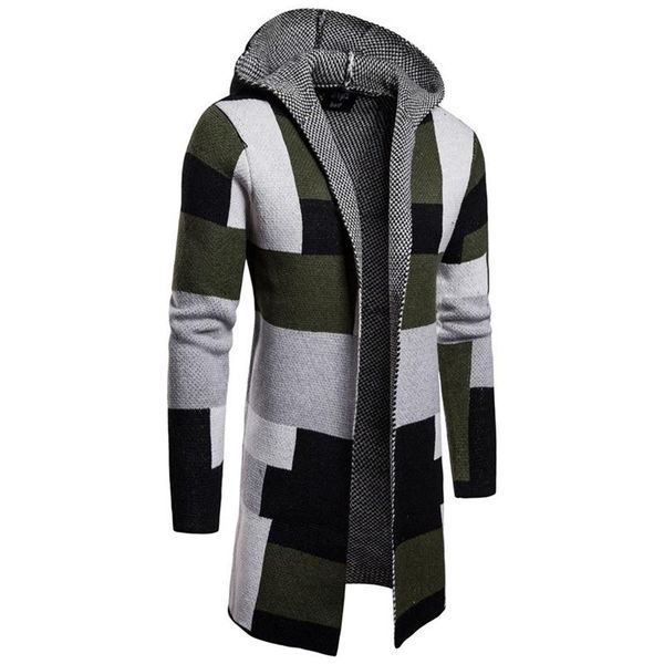 men's sweaters men foreign trade stripe color matching jackets long style cardigan outerwear sweater male button drop shipfashion coats, White;black
men's sweaters men foreign trade stripe color matching jackets long style cardigan outerwear sweater male button drop shipfashion coats, White;black