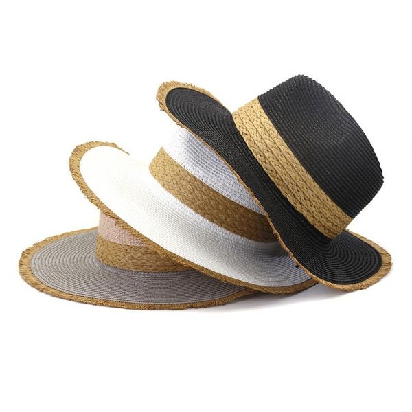 wide brim hats men and women summer solid color outdoor beach travel wild leisure simple decoration wide-brimmed straw sun hat adjustable, Blue;gray
wide brim hats men and women summer solid color outdoor beach travel wild leisure simple decoration wide-brimmed straw sun hat adjustable, Blue;gray
