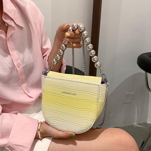 chain bag new pure semicircle color fashion western style female cross-border trendy portable korean messenger gradie mrguu
chain bag new pure semicircle color fashion western style female cross-border trendy portable korean messenger gradie mrguu