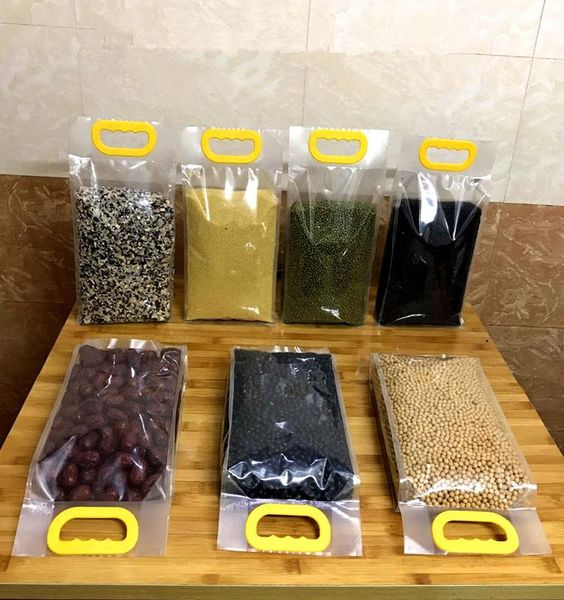 gift wrap 10pcs 2,5kg 5kg transparent vacuum bag protable rice packaging bags large snack grain plastic with handle
gift wrap 10pcs 2,5kg 5kg transparent vacuum bag protable rice packaging bags large snack grain plastic with handle
