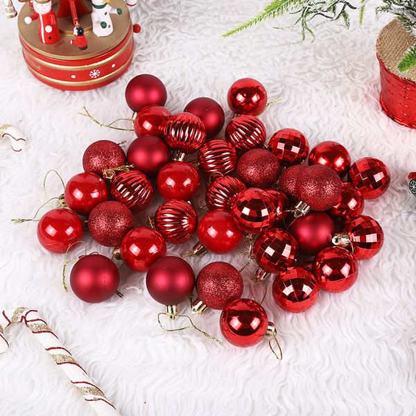 4cm36pcs plastic color hanging ball pearly matte bright christmas decorations christmas tree pendant set up props
4cm36pcs plastic color hanging ball pearly matte bright christmas decorations christmas tree pendant set up props