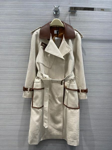 women's trench coats 2022 autumn windbreaker clothing vintage designer female leather stitching long coat cardigan outwear 5392, Tan;black
women's trench coats 2022 autumn windbreaker clothing vintage designer female leather stitching long coat cardigan outwear 5392, Tan;black