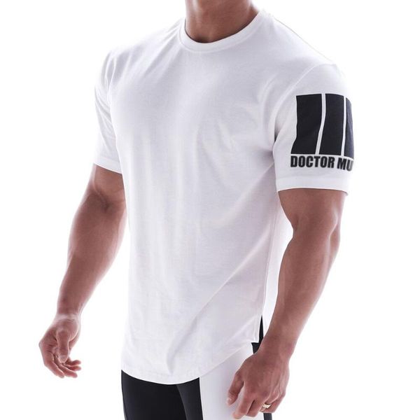 men's t-shirts 2021 muscle brothers summer sports short-sleeved round neck fitness casual t-shirt, White;black
men's t-shirts 2021 muscle brothers summer sports short-sleeved round neck fitness casual t-shirt, White;black