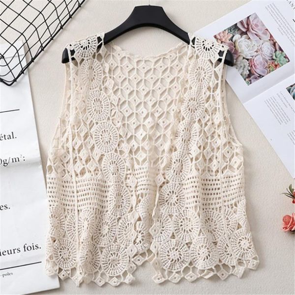 women's vests 2021 women lace knitted vest fashion elegant lady hollow out big size female sleeveless coat jackets short paragraph 1440, Black;white
women's vests 2021 women lace knitted vest fashion elegant lady hollow out big size female sleeveless coat jackets short paragraph 1440, Black;white