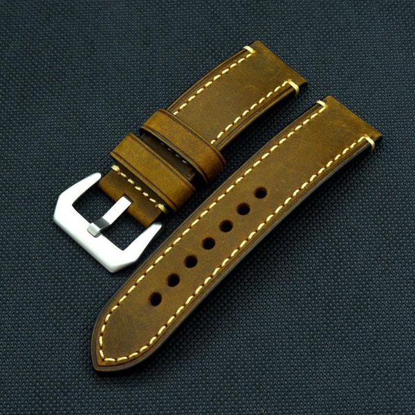 watch bands 20 22 24 26mm men's retro replace strap thick cowhide band crazy horse skin high-end wristband accessories for pam, Black;brown
watch bands 20 22 24 26mm men's retro replace strap thick cowhide band crazy horse skin high-end wristband accessories for pam, Black;brown