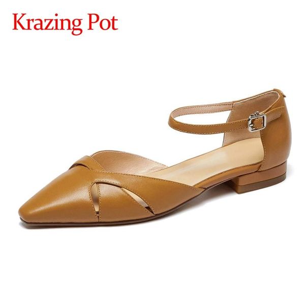 sandals krazing pot genuine leather square toe shallow solid beauty lady metal fasteners fashion buckle straps work women l50, Black
sandals krazing pot genuine leather square toe shallow solid beauty lady metal fasteners fashion buckle straps work women l50, Black
