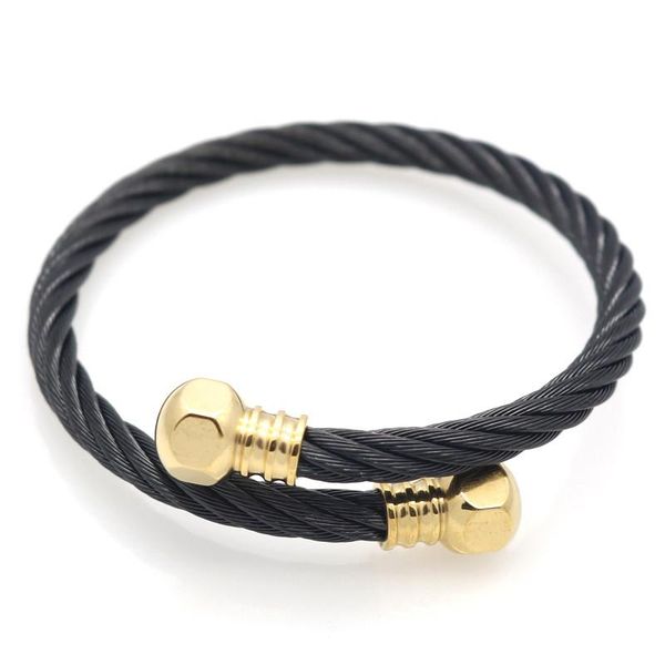 bangle borasi brand gold color wire men and women charm screw nut bracelets & bangles titanium steel fashion jewelry, Black
bangle borasi brand gold color wire men and women charm screw nut bracelets & bangles titanium steel fashion jewelry, Black