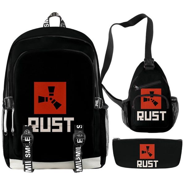 backpack rust game set 3 pieces men/women fashion the large capacity shoulder bag mochilas student travel crossbody
backpack rust game set 3 pieces men/women fashion the large capacity shoulder bag mochilas student travel crossbody