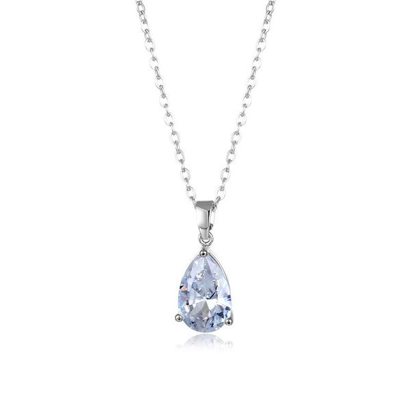 women wedding romantic stainless steel silver color crystal tear drop necklace cute zirconia water chain necklaces pendant
women wedding romantic stainless steel silver color crystal tear drop necklace cute zirconia water chain necklaces pendant