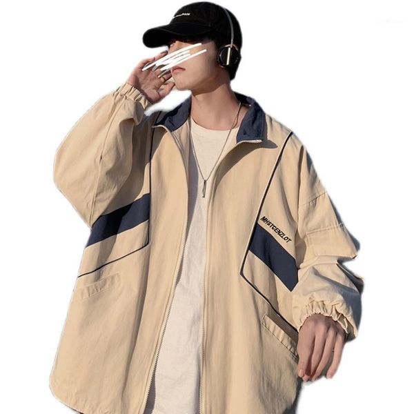 men's jackets hong kong style tooling jacket boys spring and autumn casual wild trend loose tide brand ins thin harajuku, Black;brown
men's jackets hong kong style tooling jacket boys spring and autumn casual wild trend loose tide brand ins thin harajuku, Black;brown