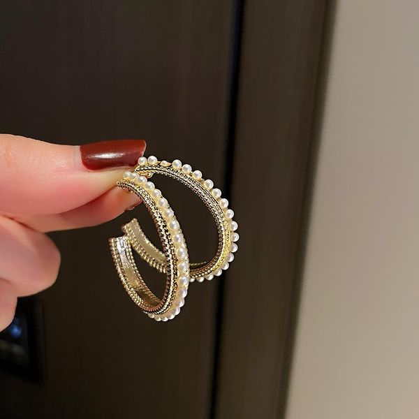 hoop & huggie cute open earrings for women teen girls small pearl earings party wedding costume jewelry female c shape studs fashion, Golden;silver
hoop & huggie cute open earrings for women teen girls small pearl earings party wedding costume jewelry female c shape studs fashion, Golden;silver