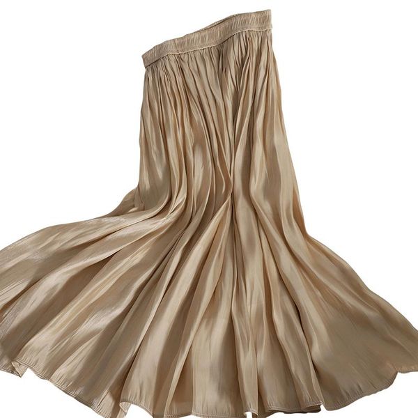 skirts spring and summer fashion women high waist pleated solid color mid length elastic skirt promotions lady, Black
skirts spring and summer fashion women high waist pleated solid color mid length elastic skirt promotions lady, Black