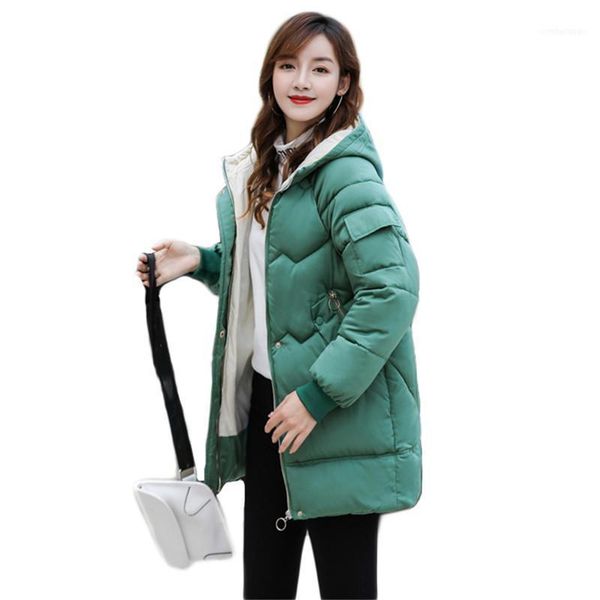 Women's Down & Parkas Winter Jacket Women Loose Green Cotton Coat 2021 Autumn Korean Fashion Hooded Thick Anti Cold Feminina 2XL LR9481, Black
Women's Down & Parkas Winter Jacket Women Loose Green Cotton Coat 2021 Autumn Korean Fashion Hooded Thick Anti Cold Feminina 2XL LR9481, Black