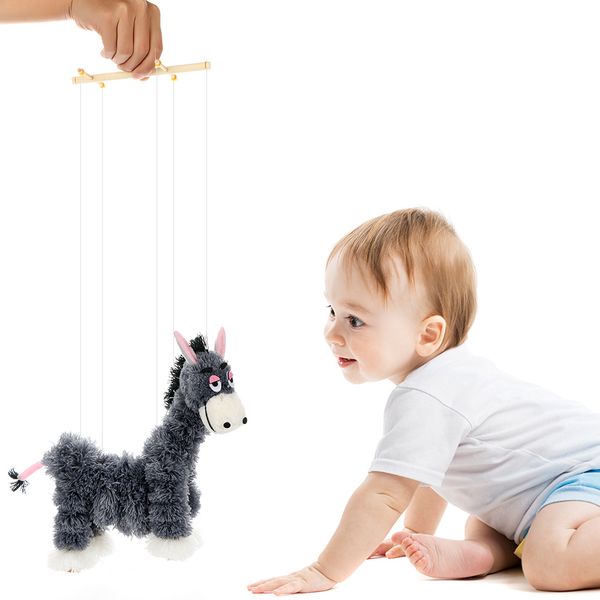 pull string hand puppet donkey toys cute finger puppets clown marionette doll toy stuffed joint activity doll toys for children
pull string hand puppet donkey toys cute finger puppets clown marionette doll toy stuffed joint activity doll toys for children