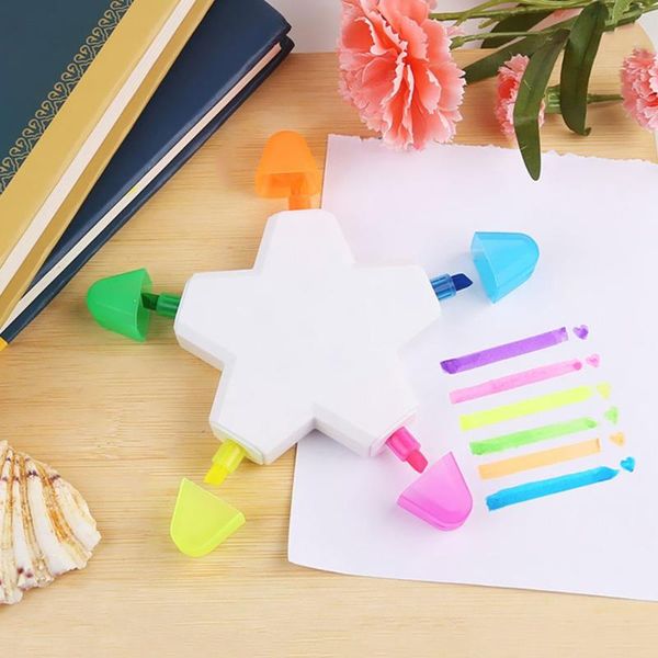 highlighters five-pointed star highlighter five-color whiteboard marker pen painting kawaii stationery papelaria school supplies gifts, Black;red
highlighters five-pointed star highlighter five-color whiteboard marker pen painting kawaii stationery papelaria school supplies gifts, Black;red