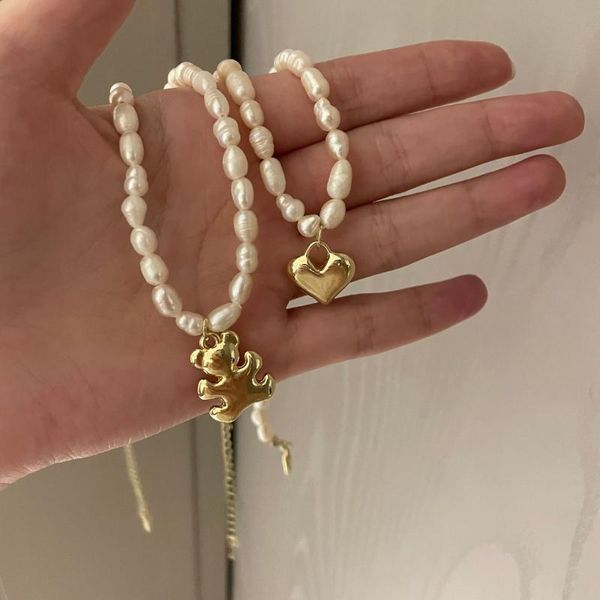 pendant necklaces harajuku minimalist cute bear heart for women female fashion jewelry vintage animal pearl chains choker party, Silver
pendant necklaces harajuku minimalist cute bear heart for women female fashion jewelry vintage animal pearl chains choker party, Silver