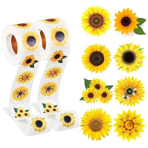 gift wrap e8fe 500pcs 1.5 inch sunflower round stickers roll 8 flower patterns self adhesive labels for christmas cards envelopes seal
gift wrap e8fe 500pcs 1.5 inch sunflower round stickers roll 8 flower patterns self adhesive labels for christmas cards envelopes seal
