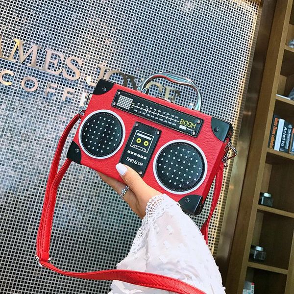 evening bags ladies fashion cool simulation radio lock handbag stitching metal hard handle phone card holder shoulder messenger wallet purse
evening bags ladies fashion cool simulation radio lock handbag stitching metal hard handle phone card holder shoulder messenger wallet purse