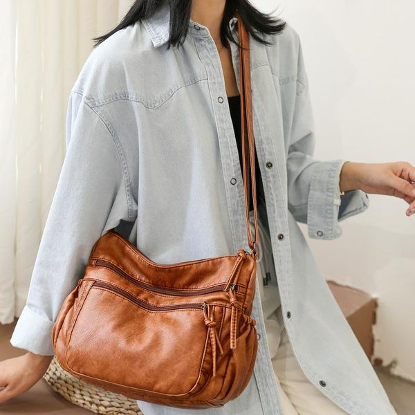 evening bags vintage women fashion shoulder bag pu leather crossbody soft purse multi-pockets messenger casual tote
evening bags vintage women fashion shoulder bag pu leather crossbody soft purse multi-pockets messenger casual tote