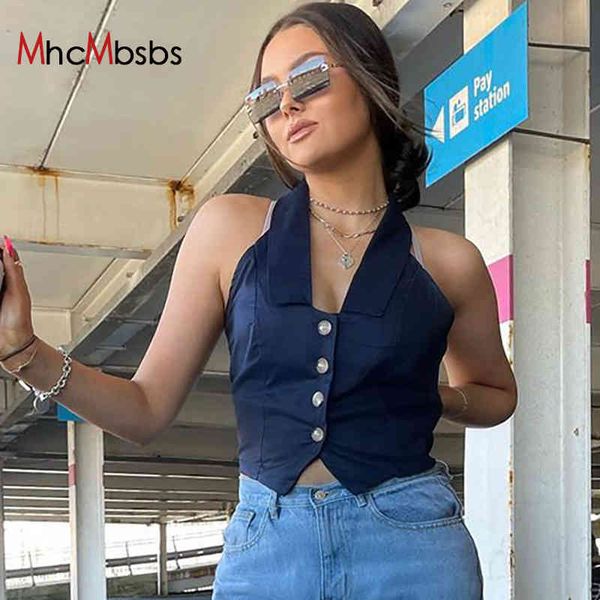 deep v-neck sleeveless tank women buttons up backless crop summer fashion club bar skinny vest streetwear 210517, White
deep v-neck sleeveless tank women buttons up backless crop summer fashion club bar skinny vest streetwear 210517, White