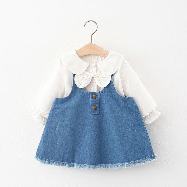 girl's dresses keelorn baby girls dress spring autumn sweet bow blouses and denim suits for 0-24m girl long sleeve infant party clothes, Red;yellow
girl's dresses keelorn baby girls dress spring autumn sweet bow blouses and denim suits for 0-24m girl long sleeve infant party clothes, Red;yellow