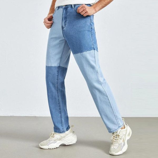 men's jeans 2021 loose trousers simple stitching design high-quality washed blue straight-leg pants trend autumn
men's jeans 2021 loose trousers simple stitching design high-quality washed blue straight-leg pants trend autumn