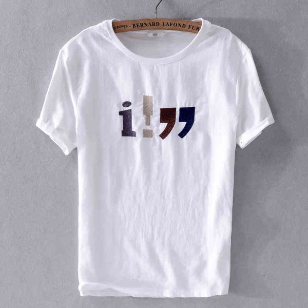 men's t-shirts summer casual linen mens short-sleeved t-shirt embroidery beach cool cotton t shirt men brand fashion male chemise wiru, White;black
men's t-shirts summer casual linen mens short-sleeved t-shirt embroidery beach cool cotton t shirt men brand fashion male chemise wiru, White;black