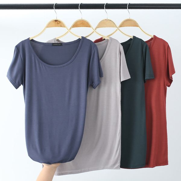 women's t shirt 2021 summer korean cotton pure material color round neck short sleeve loose casual bottom top, White
women's t shirt 2021 summer korean cotton pure material color round neck short sleeve loose casual bottom top, White