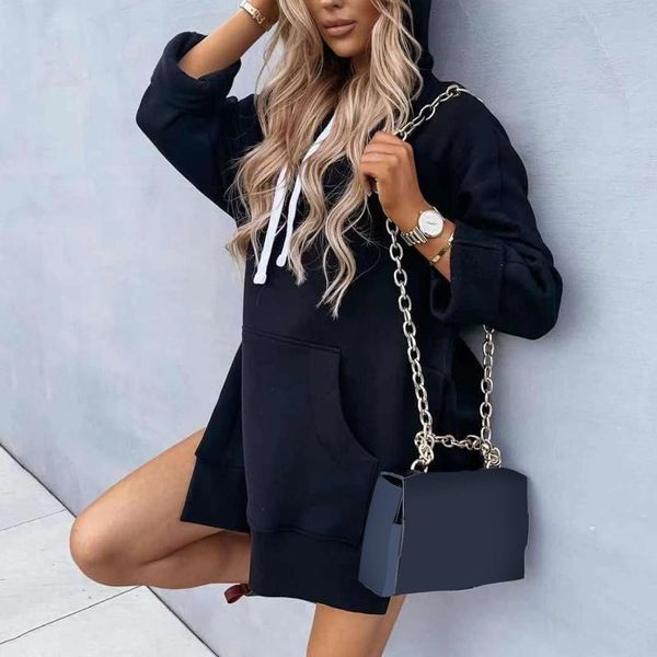 women's hoodies & sweatshirts women hooded sweatshirt casual loose long sleeve solid color 2021 autumn woman clothes, Black
women's hoodies & sweatshirts women hooded sweatshirt casual loose long sleeve solid color 2021 autumn woman clothes, Black