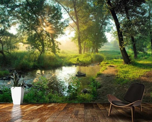 wallpapers papel de parede summer scenery forest stream natural landscape 3d mural living room bedroom self adhesive wallpaper home decor
wallpapers papel de parede summer scenery forest stream natural landscape 3d mural living room bedroom self adhesive wallpaper home decor