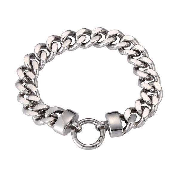 men simple 9mm stainless steel curb cuban link chain bracelets punk male wrist jewelry gifts gs0045 link,, Black
men simple 9mm stainless steel curb cuban link chain bracelets punk male wrist jewelry gifts gs0045 link,, Black