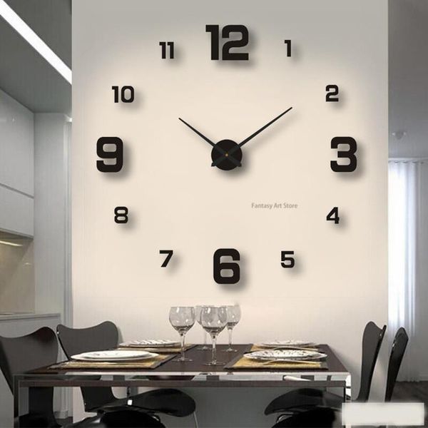 wall clocks fashion design diy acrylic mirror large clock quartz watch still life modern living room home decoration stickers
wall clocks fashion design diy acrylic mirror large clock quartz watch still life modern living room home decoration stickers