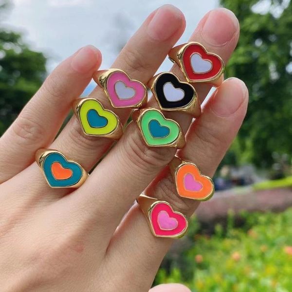 wedding rings kkbead wholesale colorful finger jewelry gift for women stacking copper gold plate neon enamel heart engagement ring, Slivery;golden
wedding rings kkbead wholesale colorful finger jewelry gift for women stacking copper gold plate neon enamel heart engagement ring, Slivery;golden