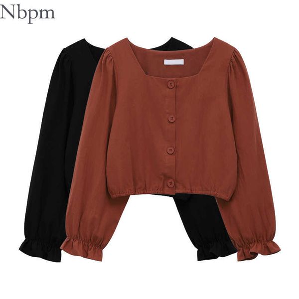 nbpm spring women's clothing puff sleeve long sleeve square neck shirt blouses women tunic female blusas mujer blouses 210529, White
nbpm spring women's clothing puff sleeve long sleeve square neck shirt blouses women tunic female blusas mujer blouses 210529, White