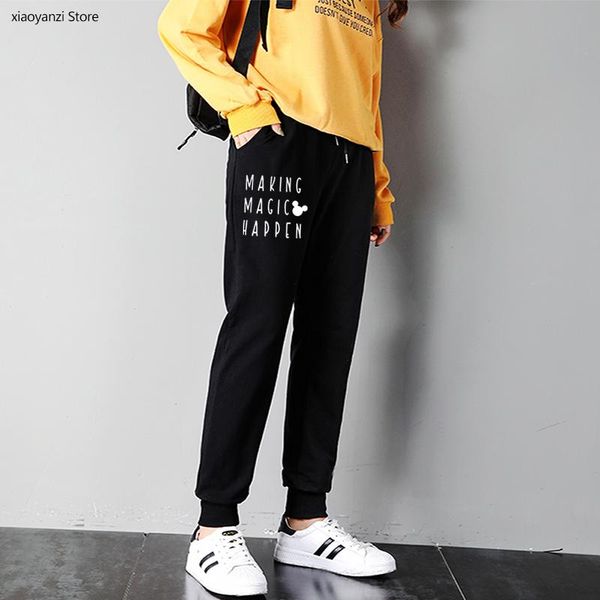 women's pants & capris making magic happen print women sweatpants casual funny sportswear long for lady girl trousers hipster drop ship, Black;white
women's pants & capris making magic happen print women sweatpants casual funny sportswear long for lady girl trousers hipster drop ship, Black;white