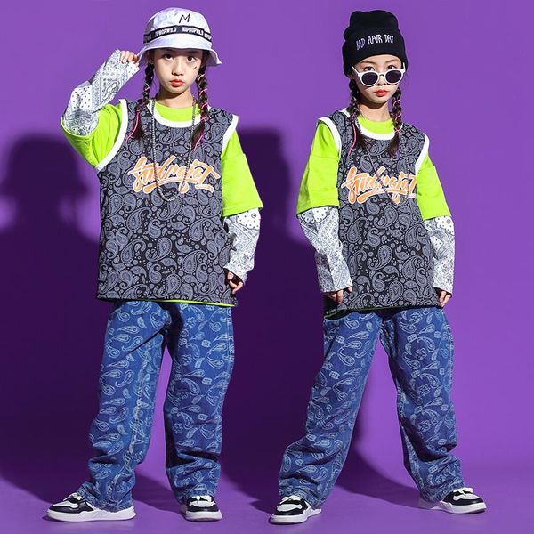stage wear kids hip hop clothing girls jazz dance costumes long sleeve green cargo pants boys modern outfit rave clothes sl5629, Black;red
stage wear kids hip hop clothing girls jazz dance costumes long sleeve green cargo pants boys modern outfit rave clothes sl5629, Black;red